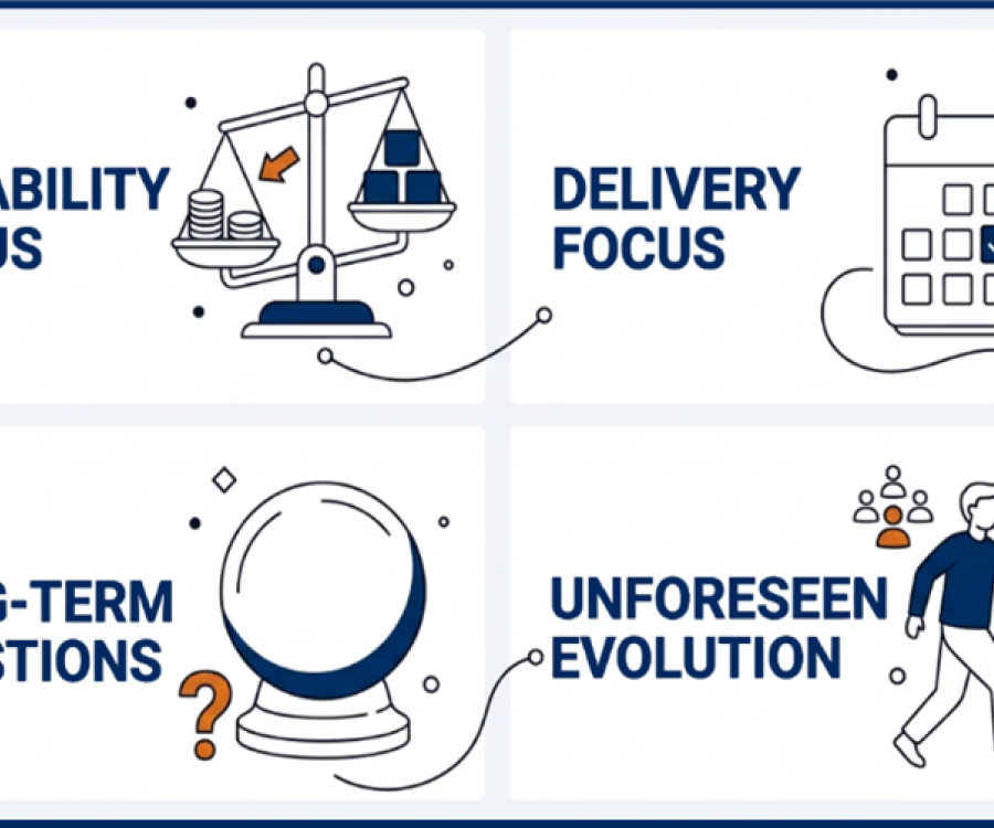 Capability Focus, Delivery Focus, No Longe-Term Questions and Unforseen Evolution